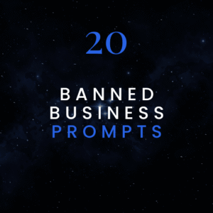 Motivation Ebook Cover 20 FREE BANNED BUSINESS PROMPTS